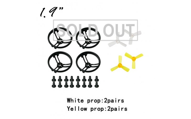 Original 4PCS Kingkong 1.9 Inch Propeller Protective Guard with 4 Pairs 1935 Propeller